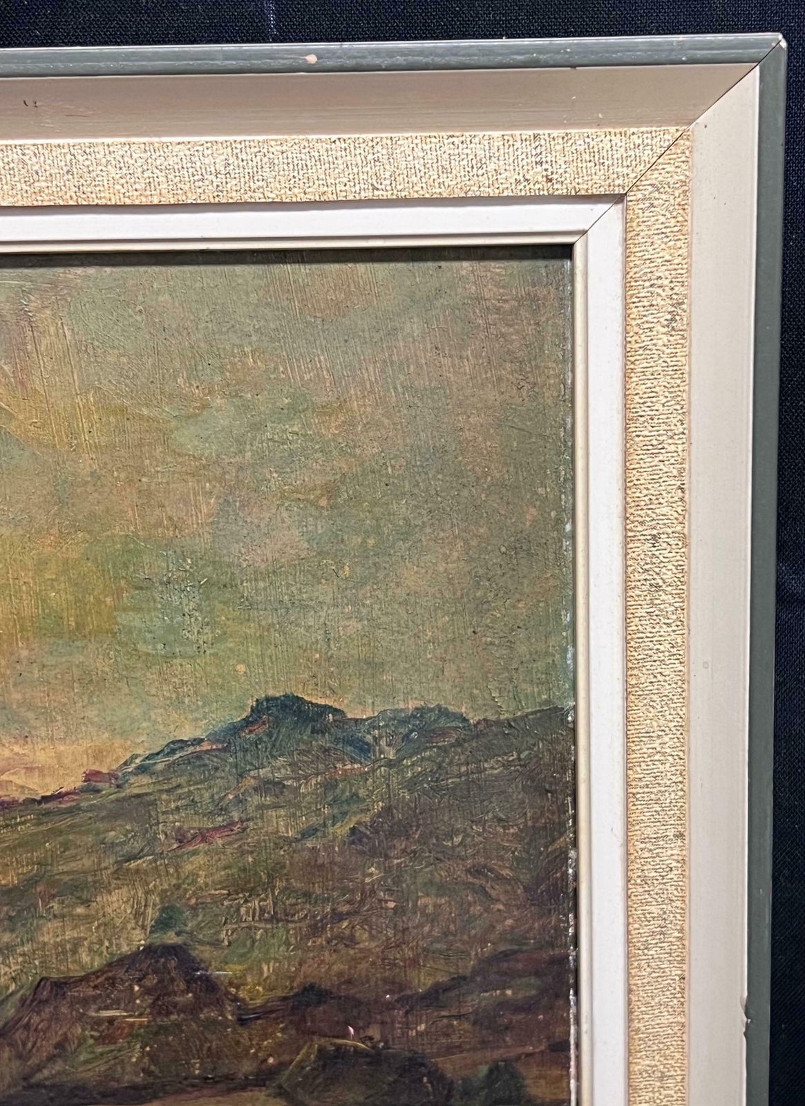 Alex Frasermountainous Landscape Loch Maree Scotland With Boats Serene Antique Oil Painting19th photo Art