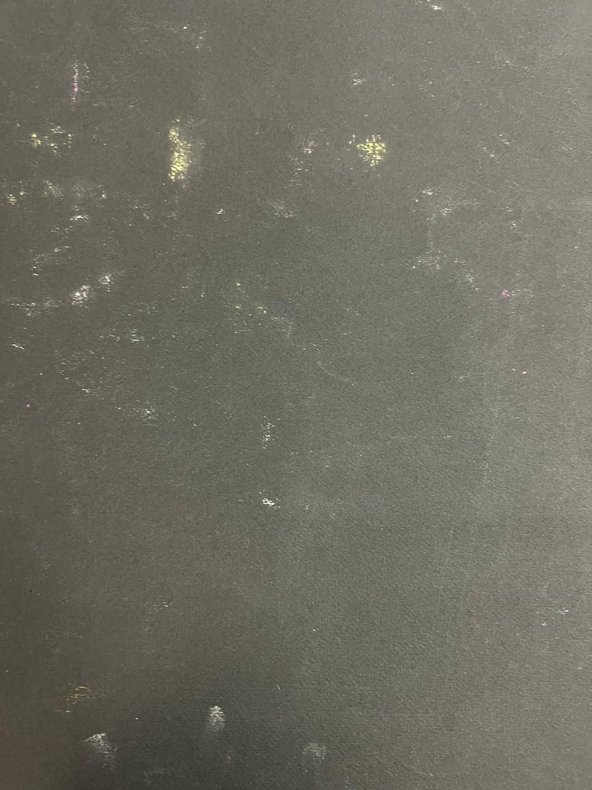 Josine Vignonmid Century French Illustration Sketche Of A Mirror On Black Paper1960's photo 306.0
