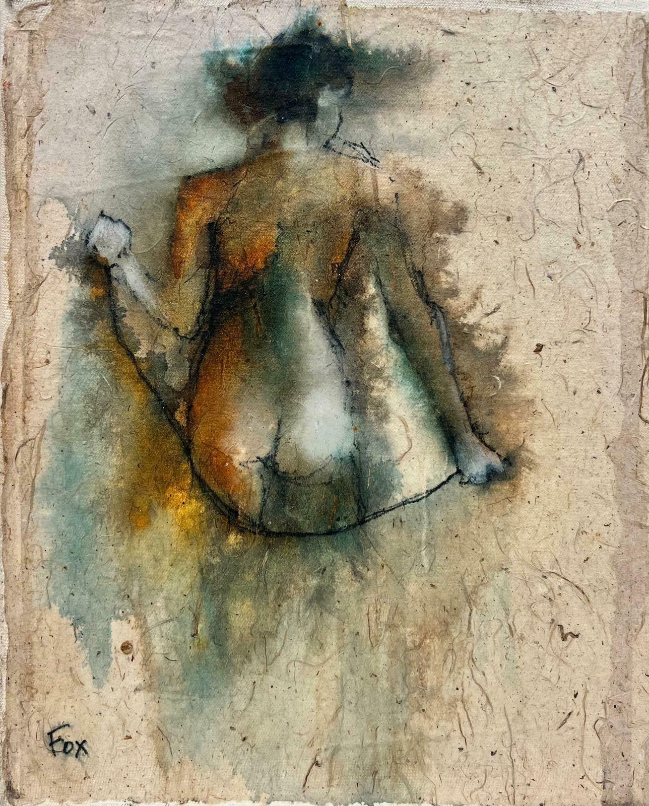 French Schoolcontemporary French Nude Woman Painting Beautiful Textures