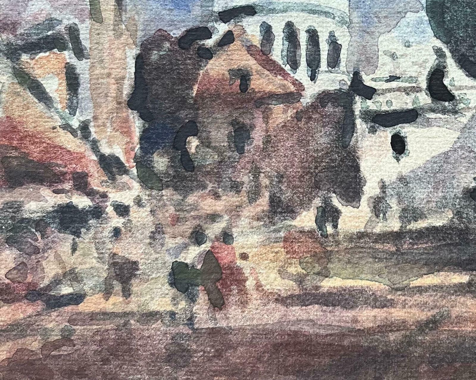 Maurice Mazeiliefrench Impressionist Watercolor Of Sacré Cœur In Montmartre In Paris2019 photo Art