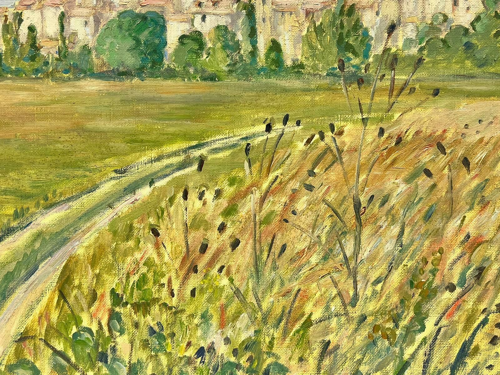 Guy Pichonview Over Provence Village French Impressionist Oil On Canvas20th Century photo vinterior