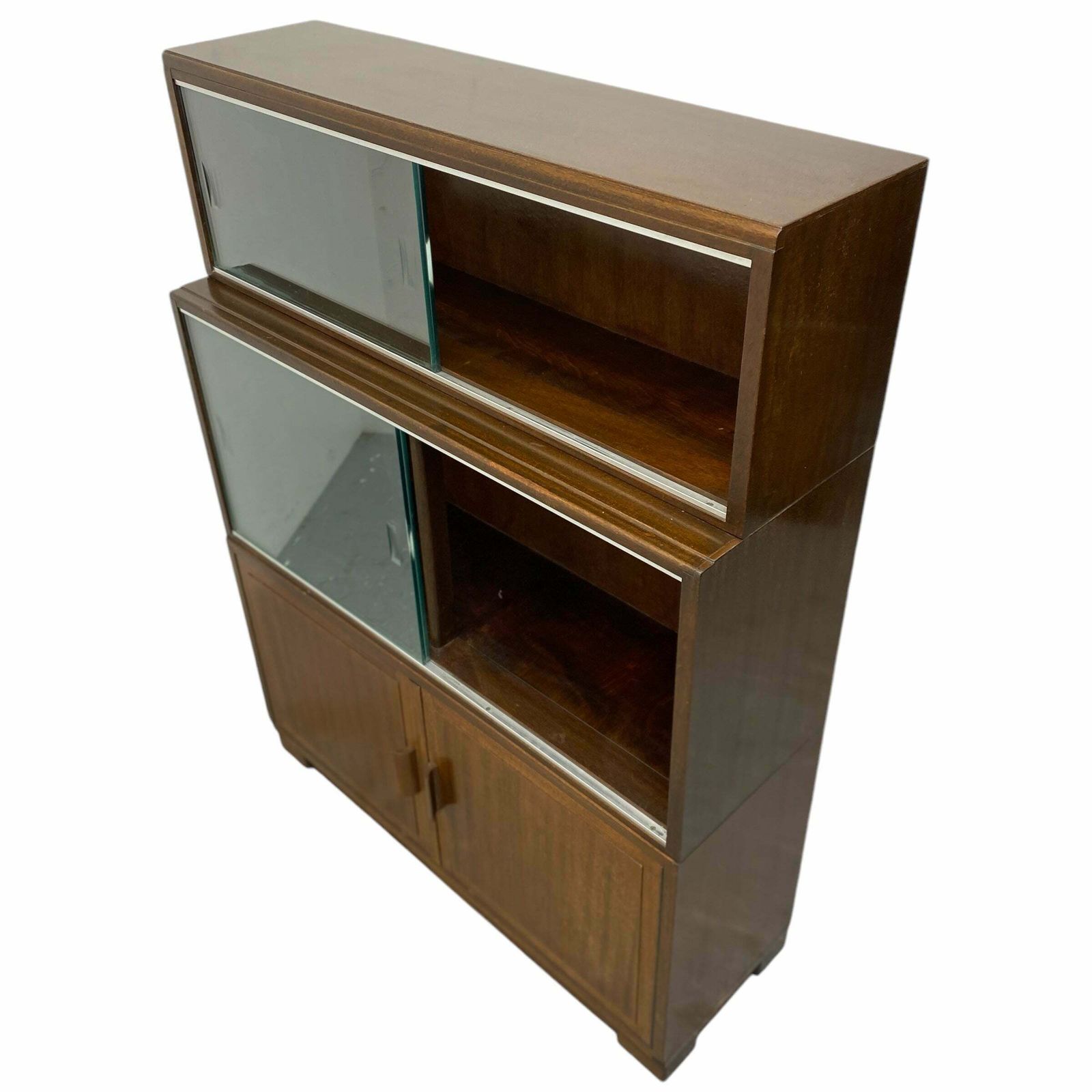 Bookcase Legal 1950s Mahogany Modular Minty Oxford photo vintage