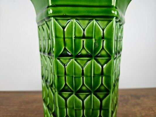 photo for sale Green Ceramic Vase From Bassano, Italy, 1980s