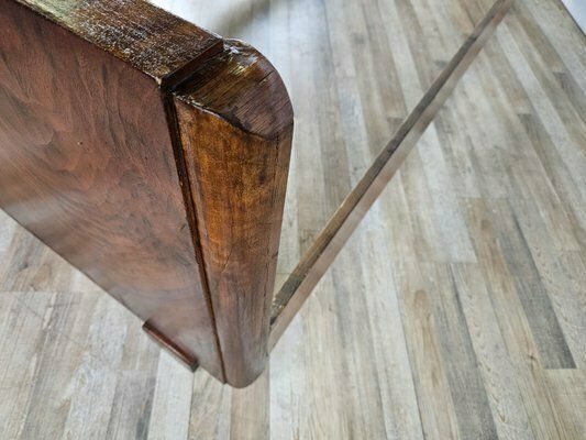 Art Deco Walnut Bed, 1940 photo Furniture