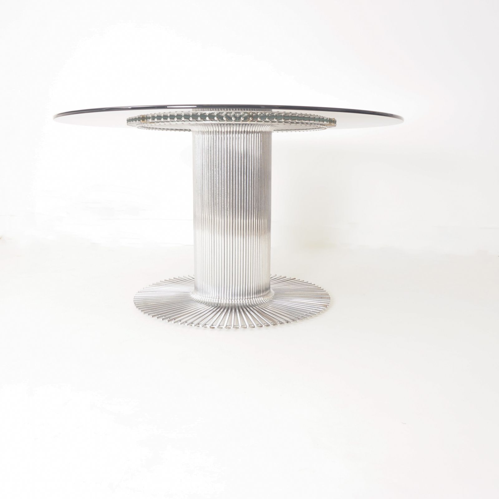 Chromed Table By Gastone Rinaldi, 1970 photo Furniture