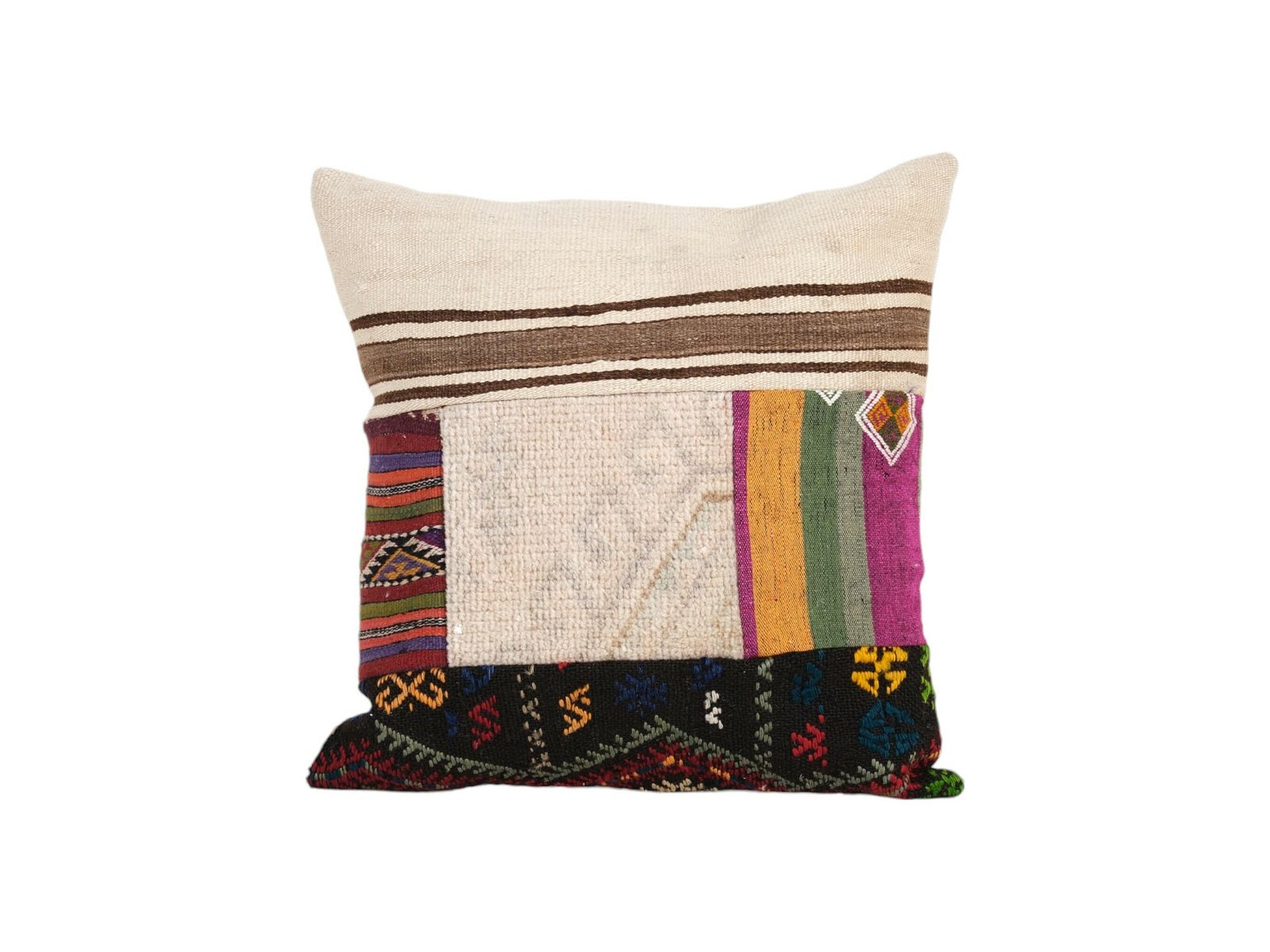 Turkish Kilim Pillow, Decorative Pillow, Boho Accent Pillow,  Tribal Pillow, Home Decor