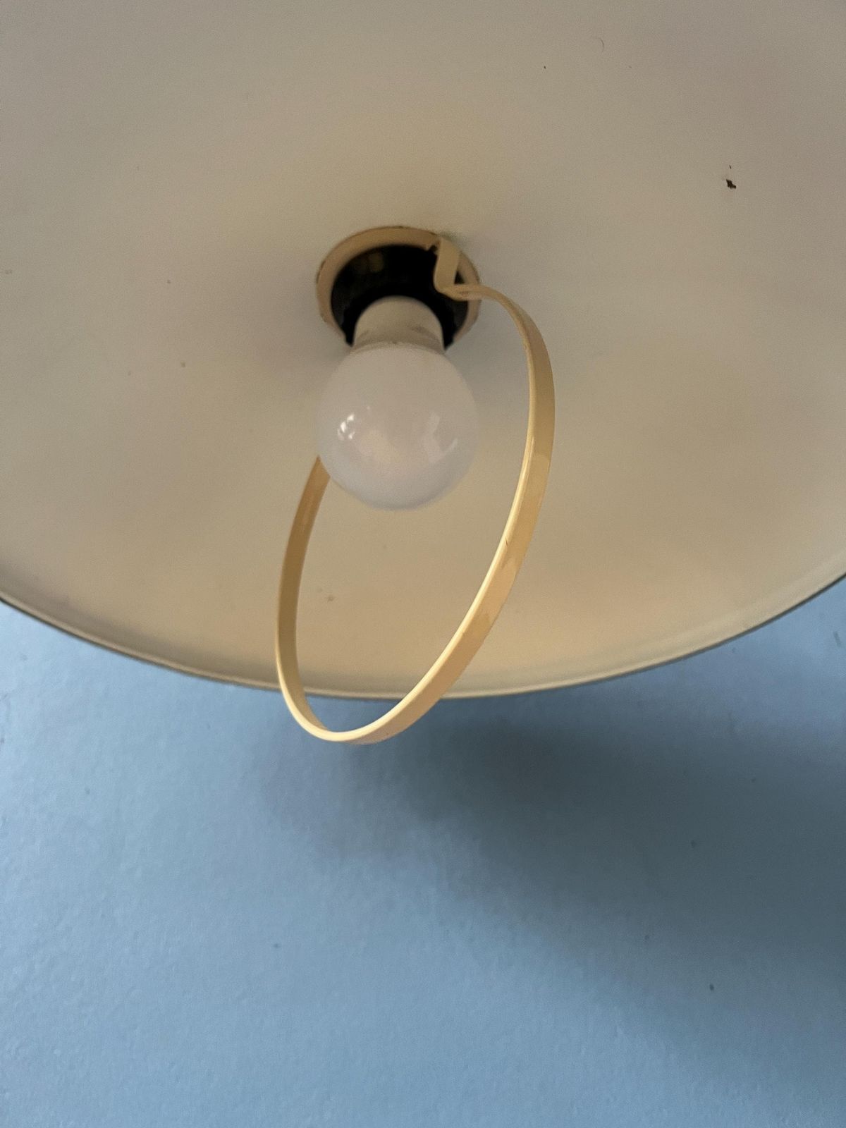 photo for sale Oval Black Mid Century Metal Mid Century Pendant Lamp