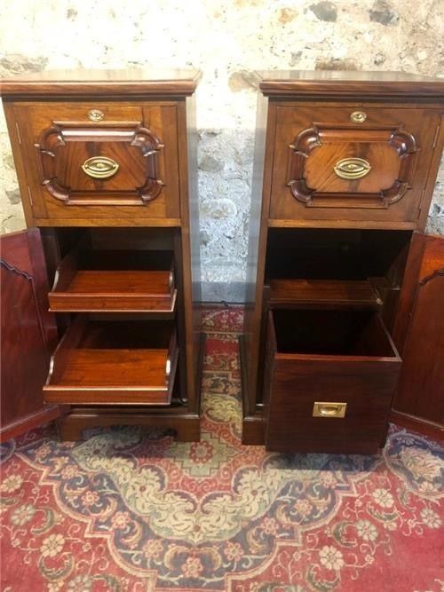 Gorgeous Pair Of Large Tall Cabinets. 090 photo Furniture