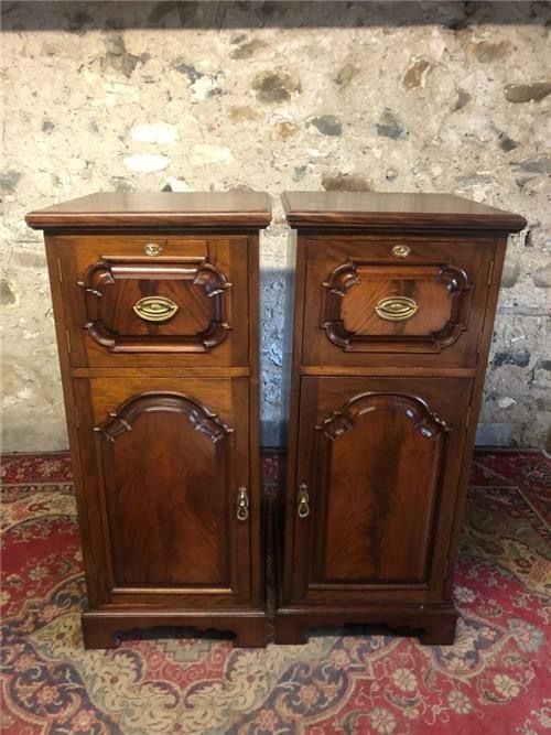 photo for sale Gorgeous Pair Of Large Tall Cabinets. 090