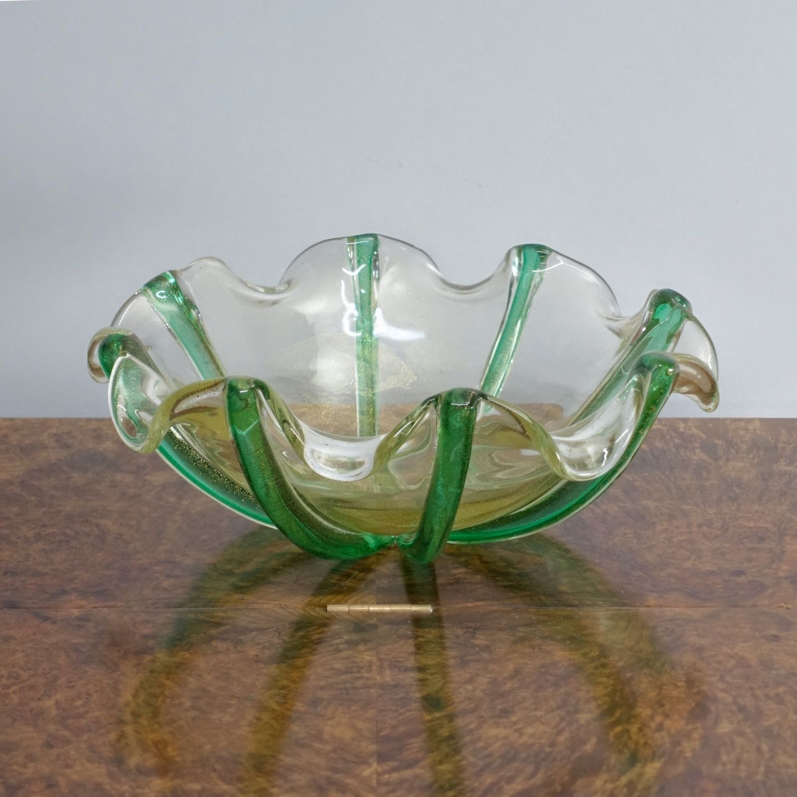 Oro Cordonati Bowl By Archimede Seguso C1949