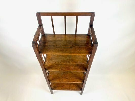 Art Nouveau Wooden Bookshelf, 1890s photo Furniture