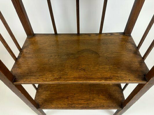photo for sale Art Nouveau Wooden Bookshelf, 1890s