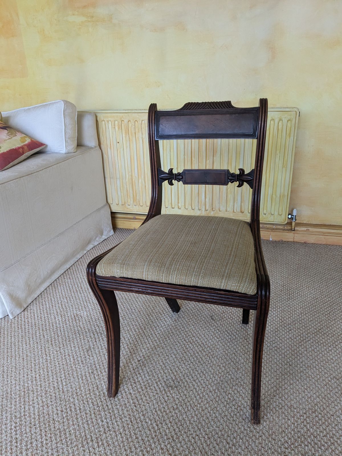 George IV Mahogany Expandable Table & 6 Chairs photo Furniture