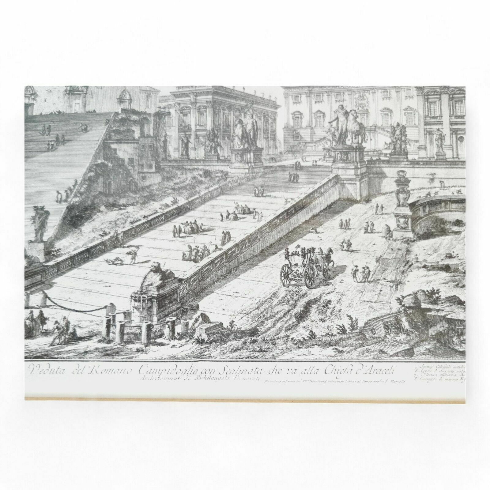 Giovanni Battista Piranesi The Capitol And The Steps Of S. Maria In Aracoeli photo vinterior