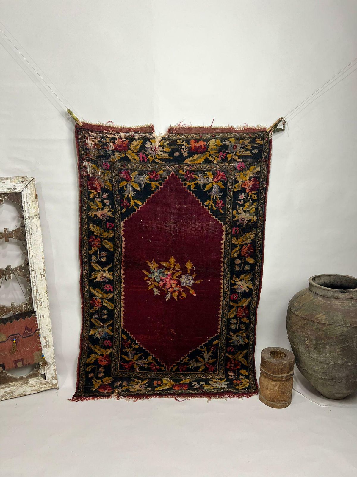 Turkish Vintage Wool Rug, Vintage Are Rug, Turkish Carpet For Living Room, Anatolian Rug, Area Carpet, Bedroom Rug, Home Decor Rug photo furniture