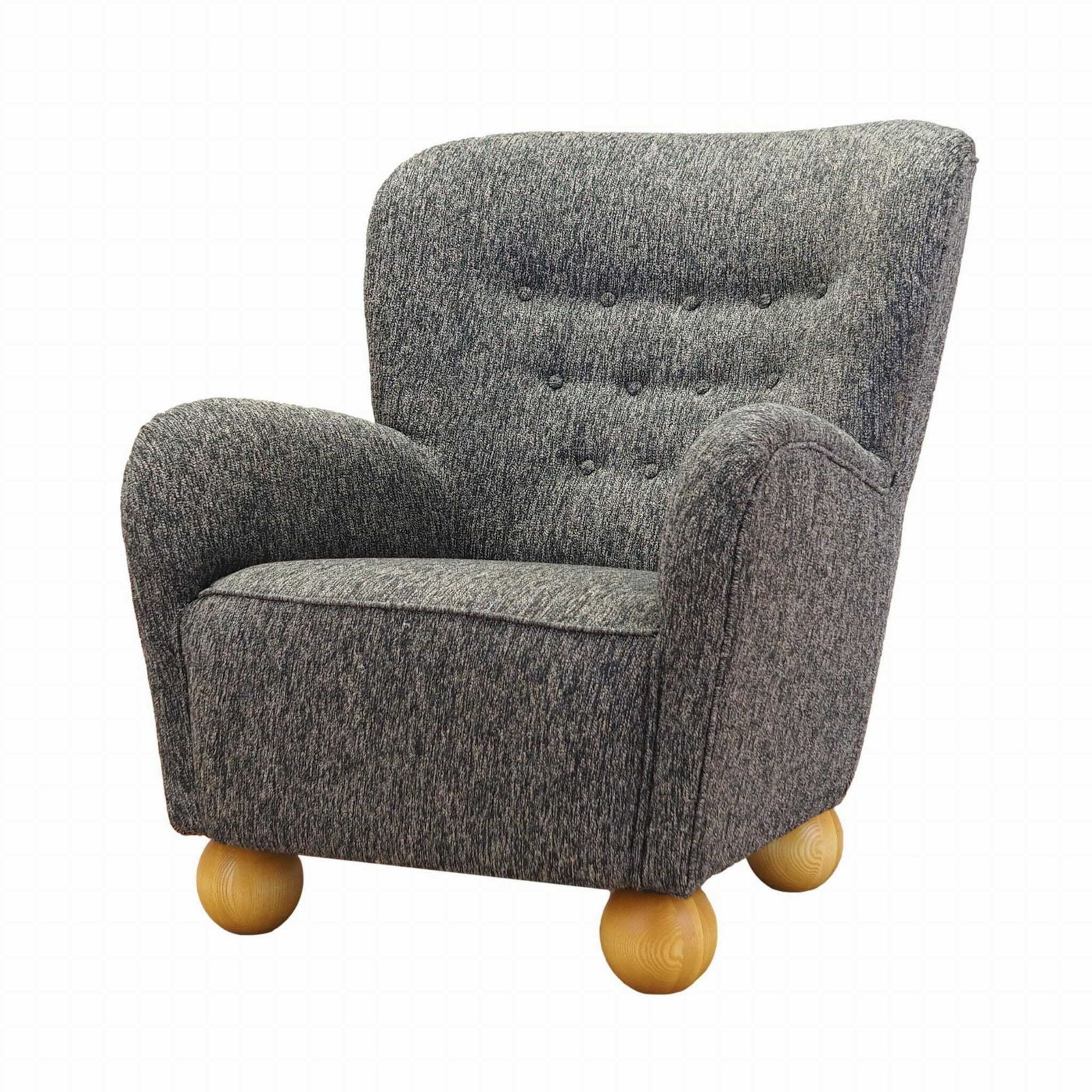 Grey Armchair, Scandinavian Design, Production: Denmark