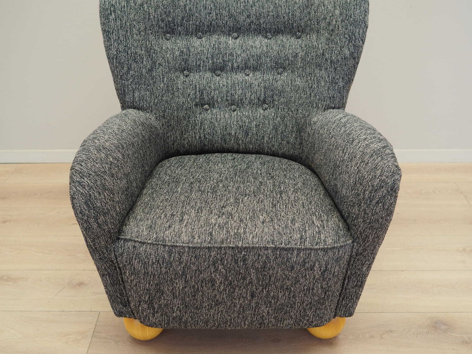 Furniture Grey Armchair, Scandinavian Design, Production: Denmark photo