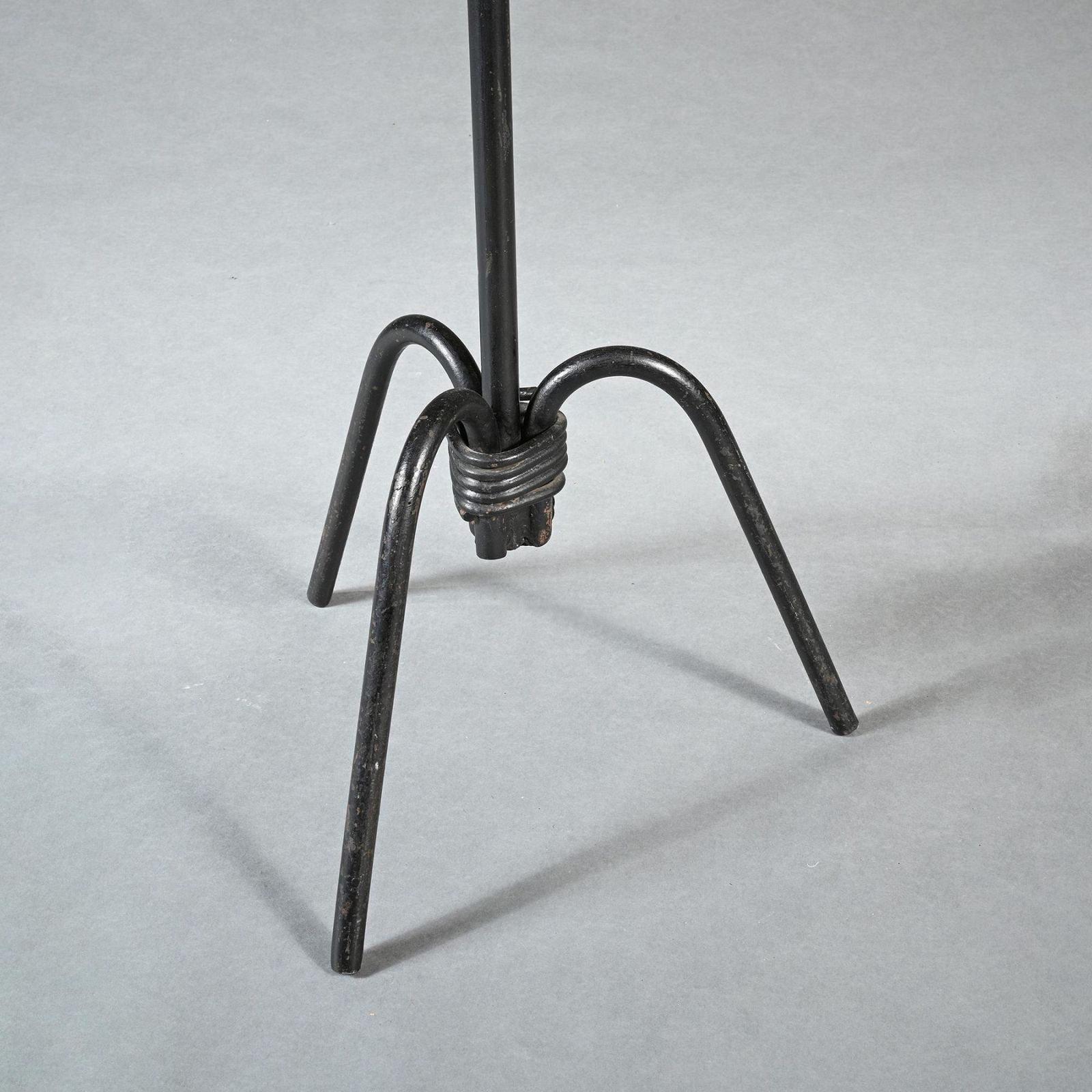 Pair Of Jean Royère Adjustable Iron Floor Lamp photo for sale
