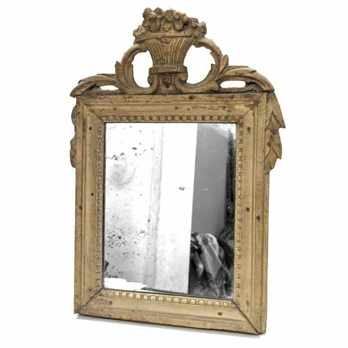 18th Century Mirror In Lacquered Wood, Louis XVI Period