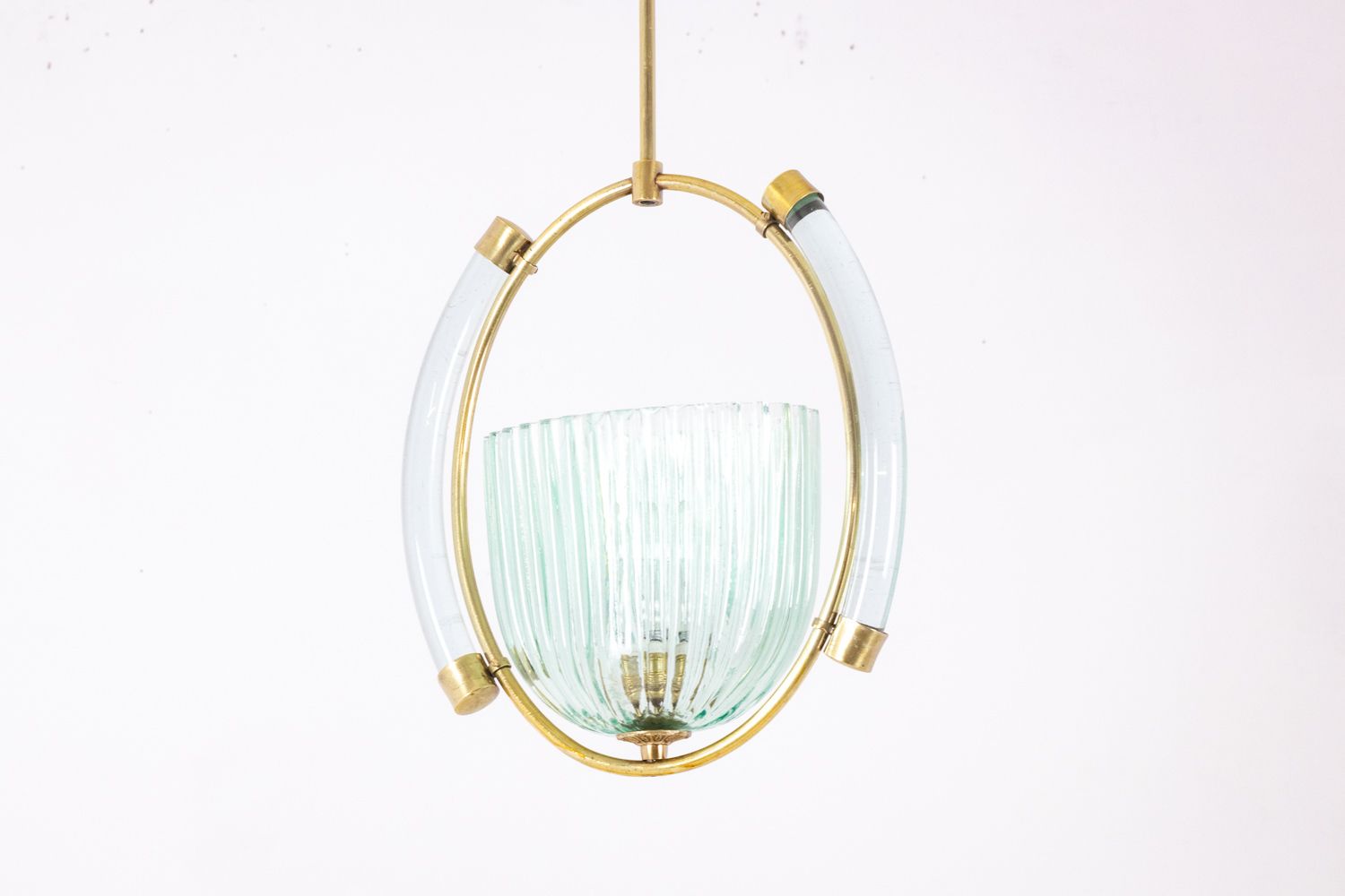 Lighting Barovier & Toso. Murano Glass Lantern. 1950s. photo