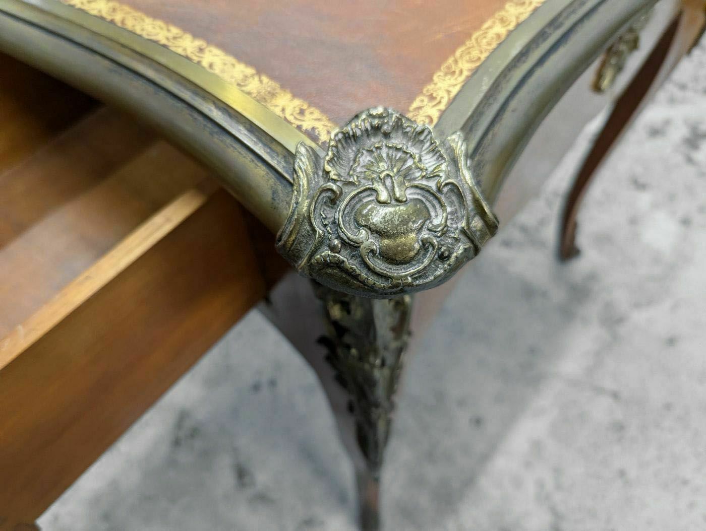 photo for sale Small Louis XV Style Ladies' Desk With Leather Top