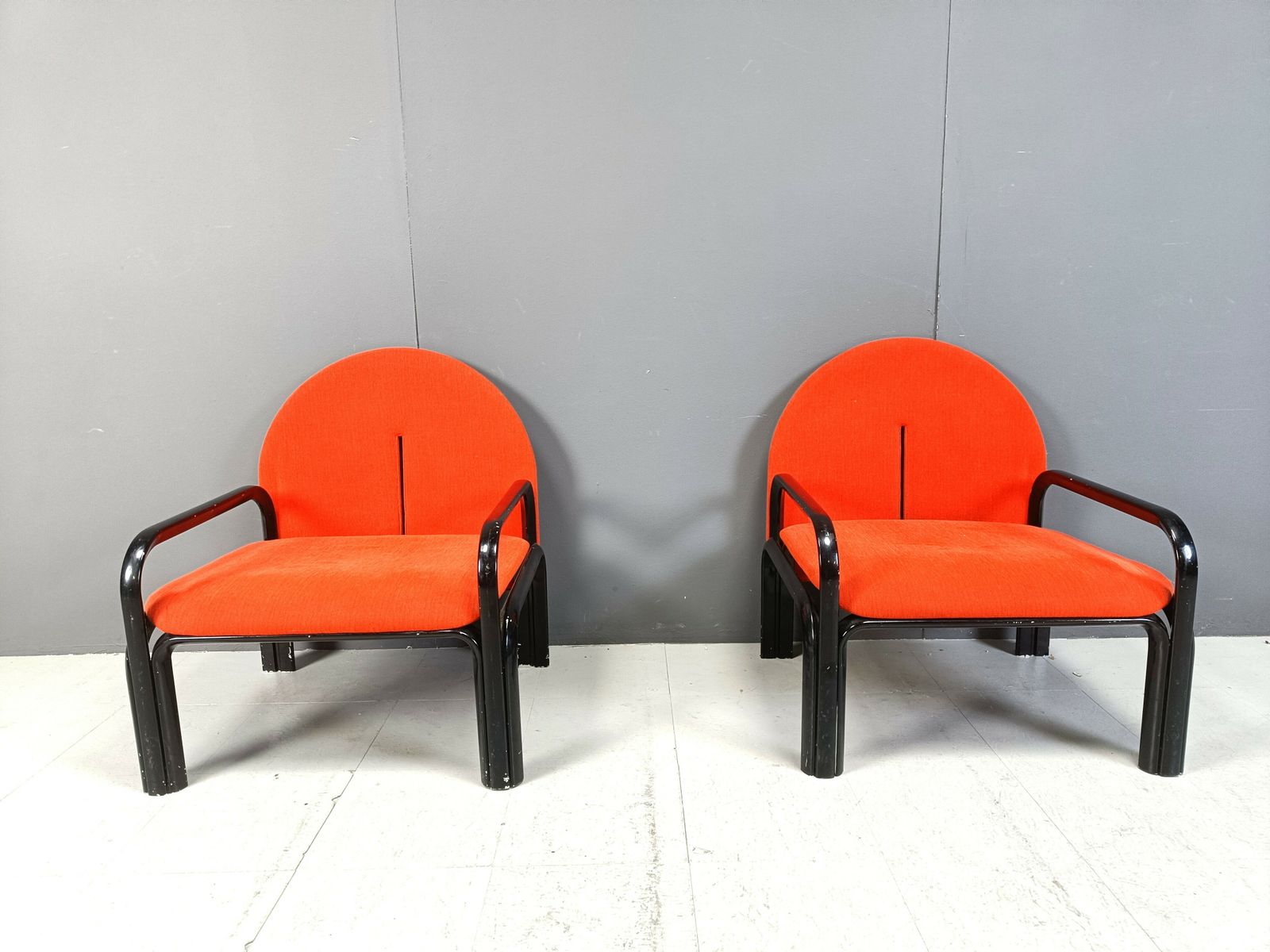 Pair Of Gae Aulenti '54 L' Armchairs For Knoll International, 1970s photo Furniture