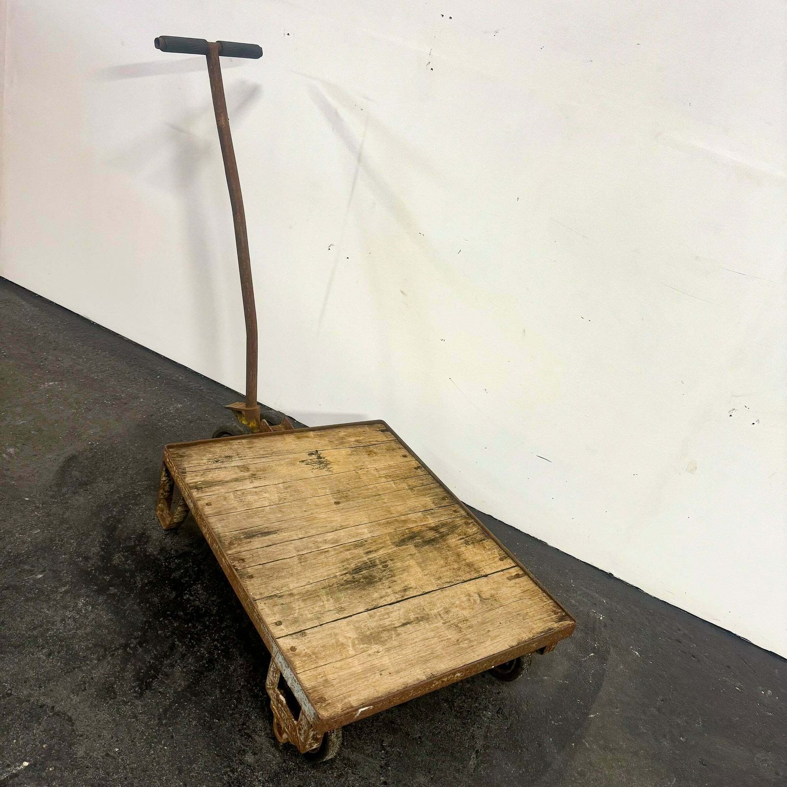 Antique Wooden Tuglift Trolley photo Furniture