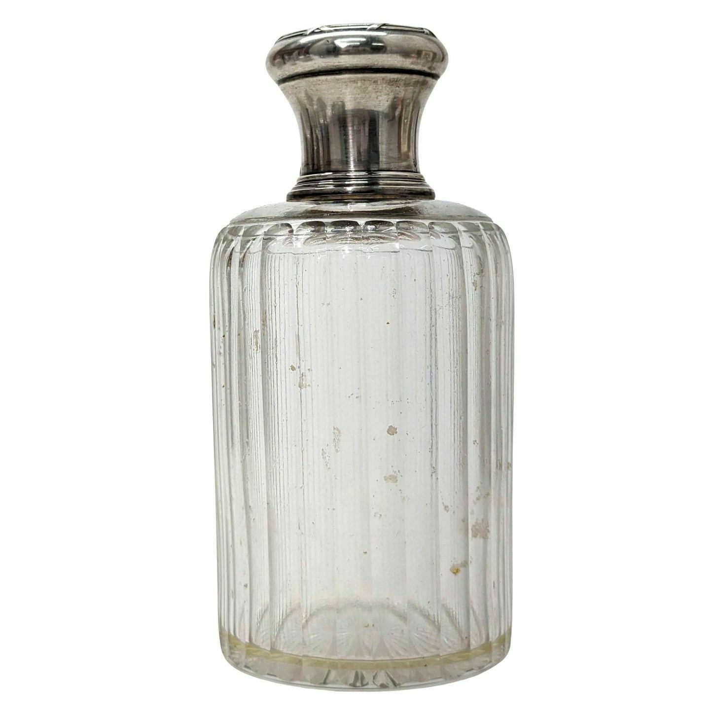 Toiletry Kit With Crystal Bottles And Silver Stoppers photo furniture