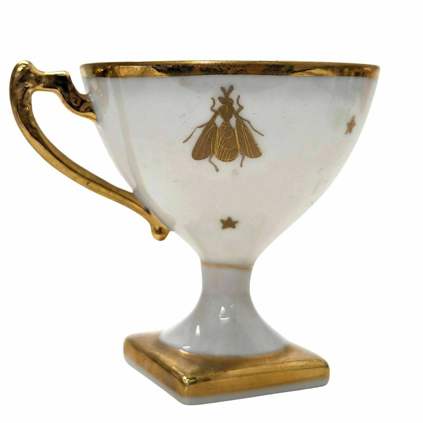 Porcelain Cup And Saucer From The Imperial Manufacture photo vintage