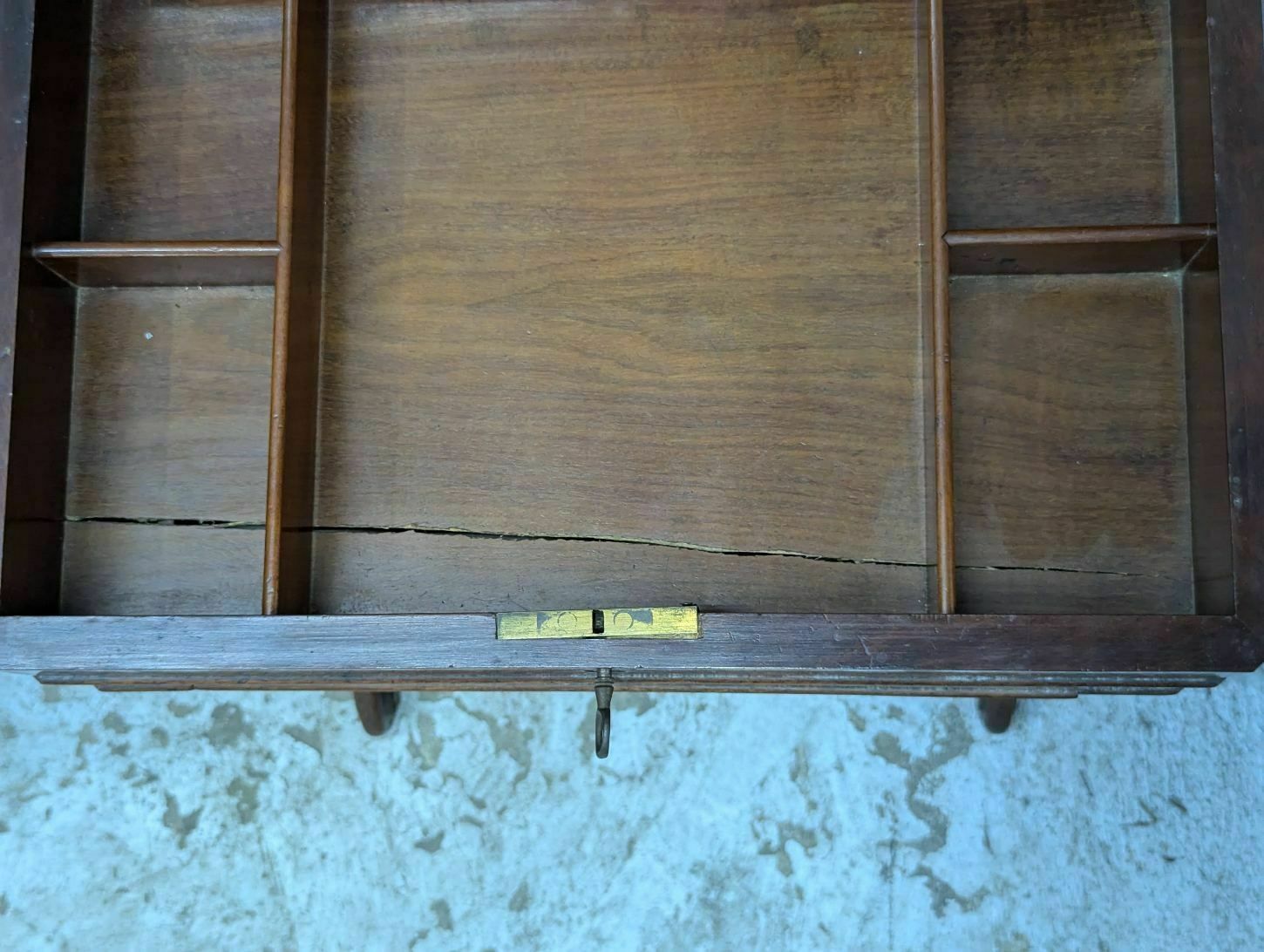 Small Mahogany Work Piece Of Furniture From The End Of The 19th Century photo vinterior