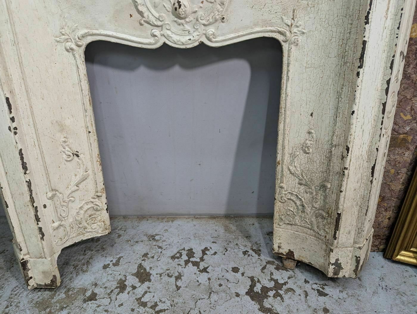 Rare Pair Of Cast Iron Fireplaces From The Napoleon III Period photo buy