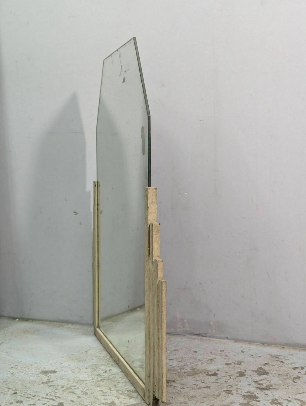 photo furniture Pair Of 1930s Art Deco Modernist Mirrors In Lacquered Wood