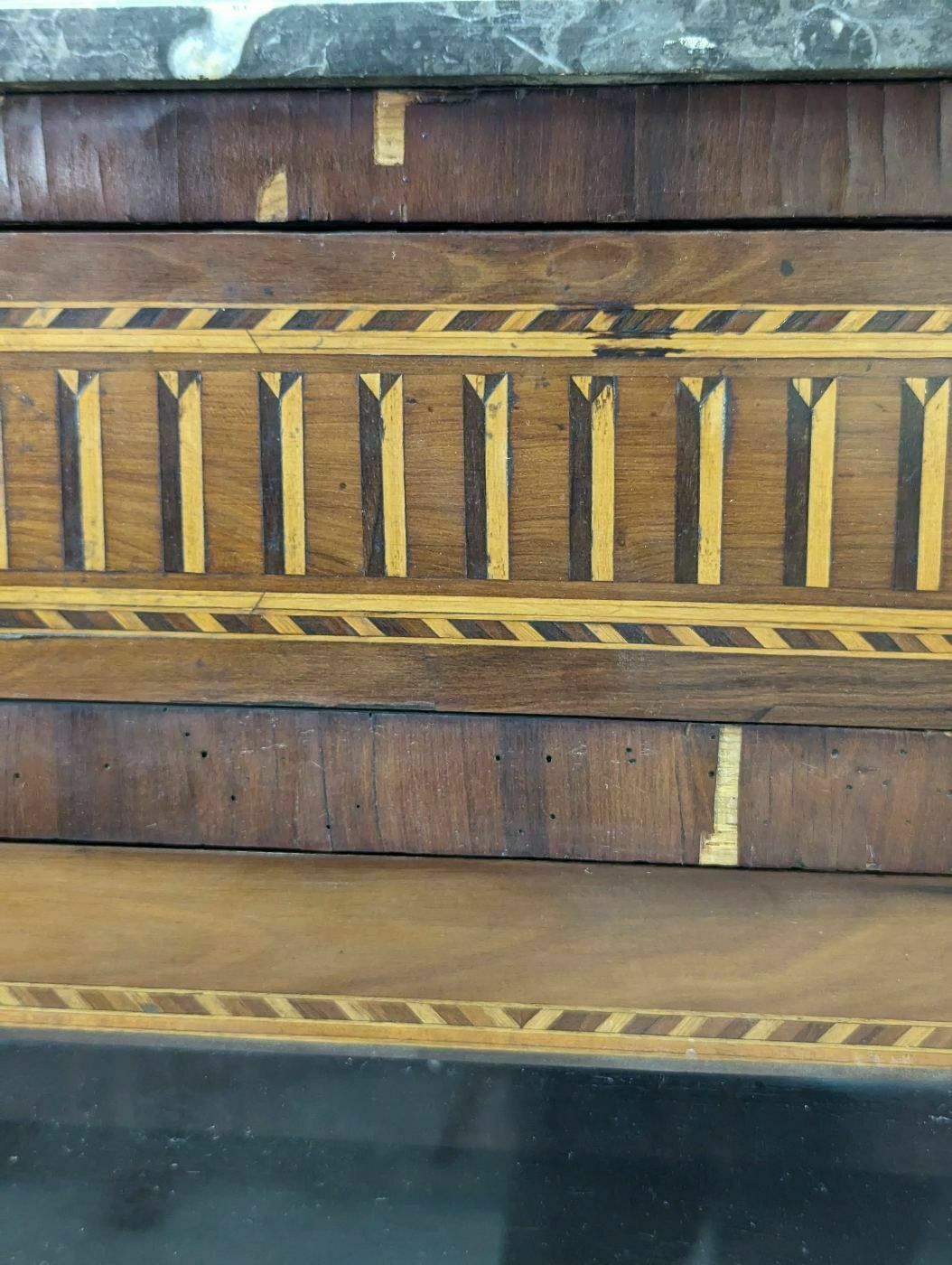 Louis XVI Marquetry Glass Bookcase photo vinterior