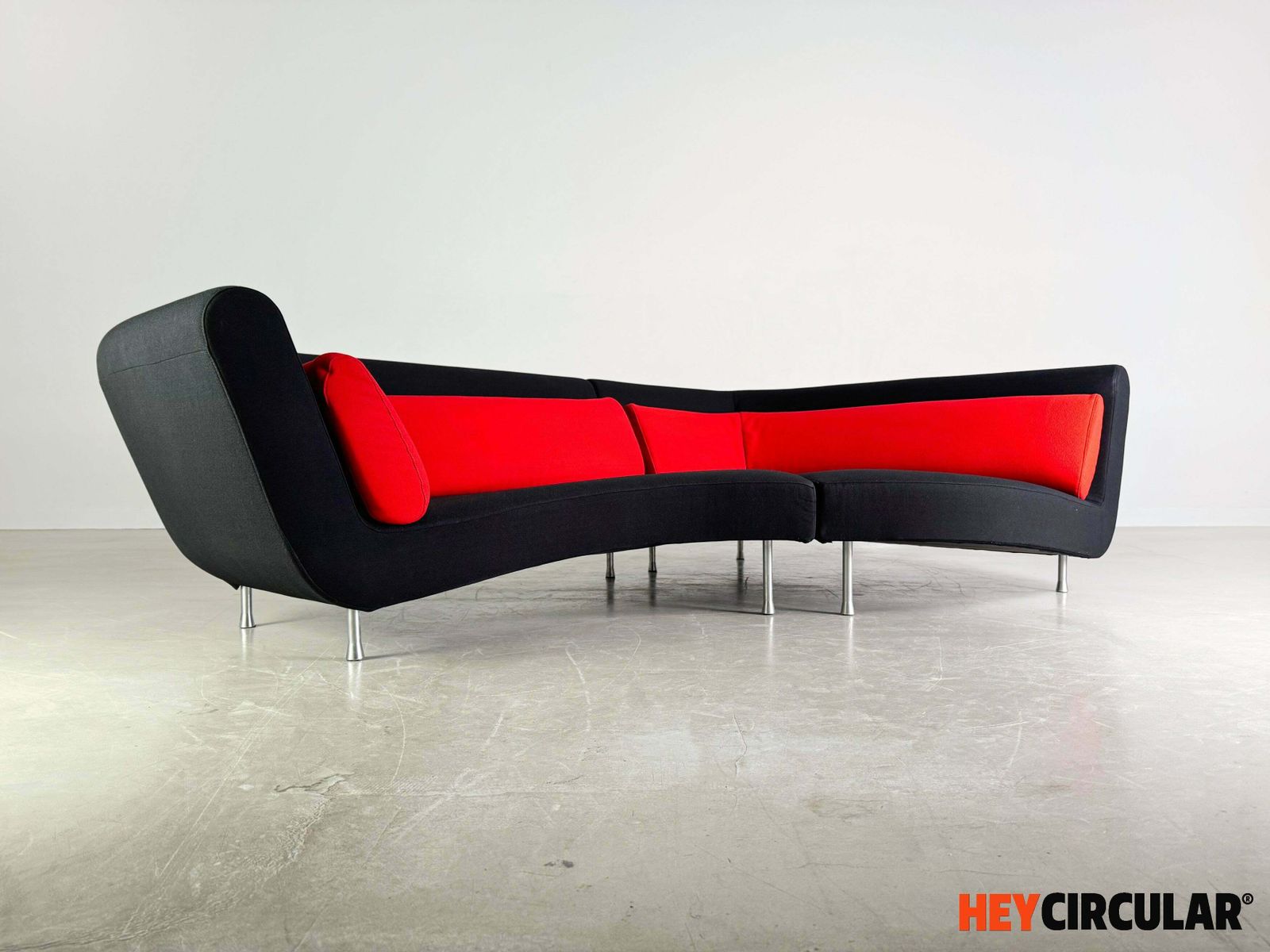 Original Ligne Roset Sofa Yang Couch François Bauchet Kvadrat Black photo furniture
