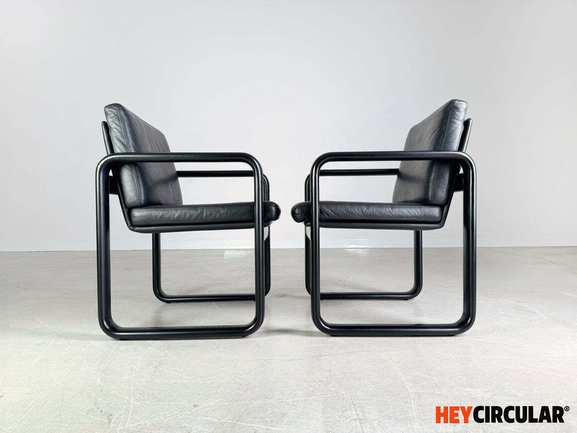 Set Van 2 Hombre Fauteuils – Rosenthal, Ontwerp Burkhard Vogtherr, Ca. Jaren 1970 photo vinterior