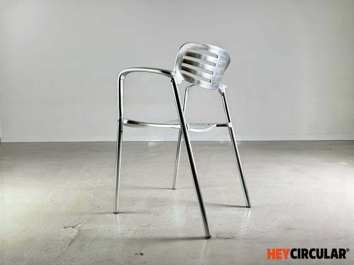 photo furniture Set Of 4 Toledo Chairs Amat 3 Jorge Pensi Aluminum Design Garden Chair