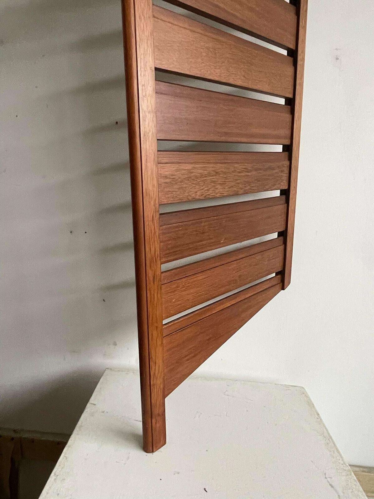 86cm X 35/37.5cm Wooden Short Deep Staples Ladderax Lean To One Foot Ladder (13g) photo for sale