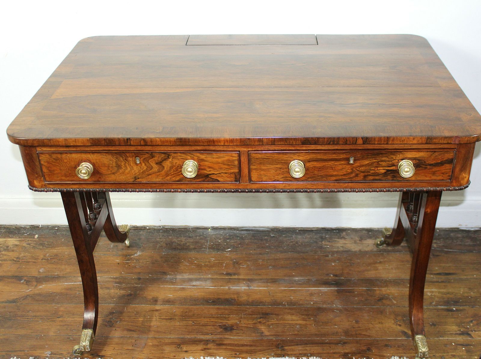 Regency Rosewood Library Table photo furniture