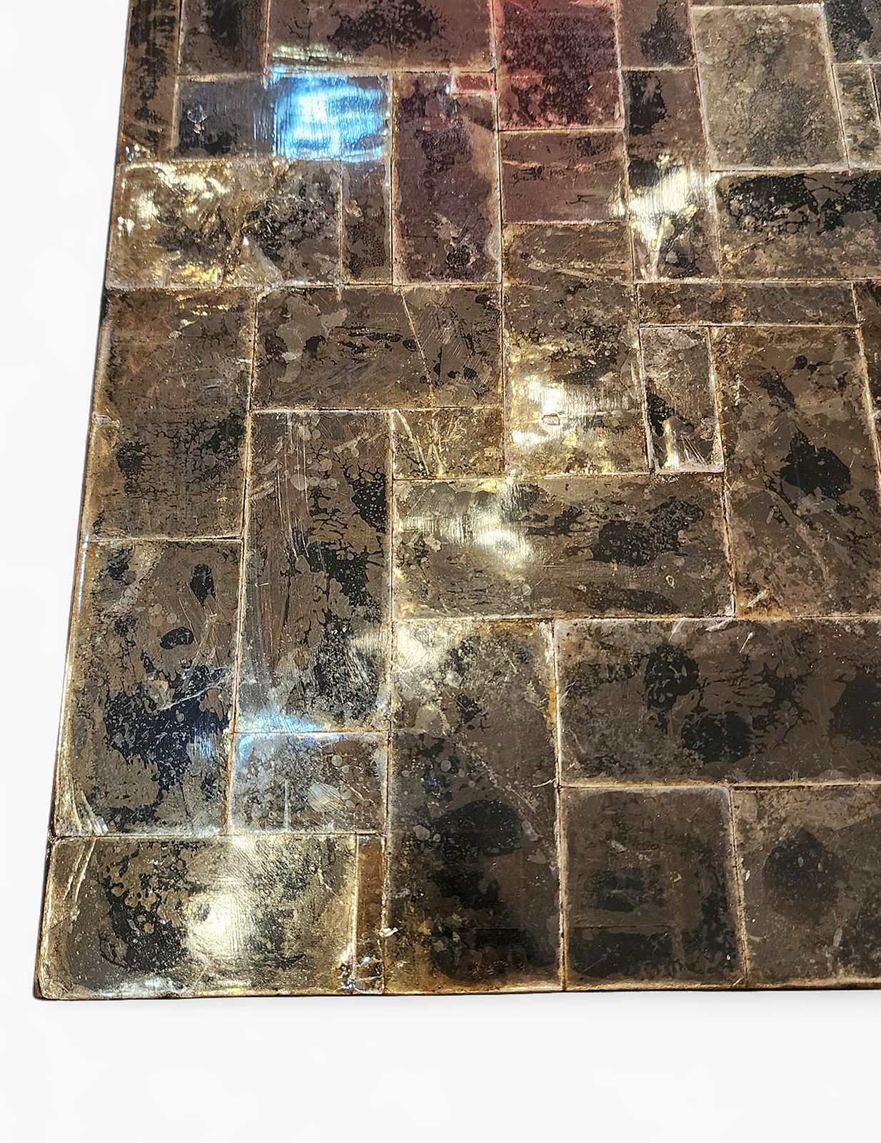 1920s Art Déco Rectangular Mica Covered Wood Auxiliary End Table By Jean Michel Frank, France photo buy