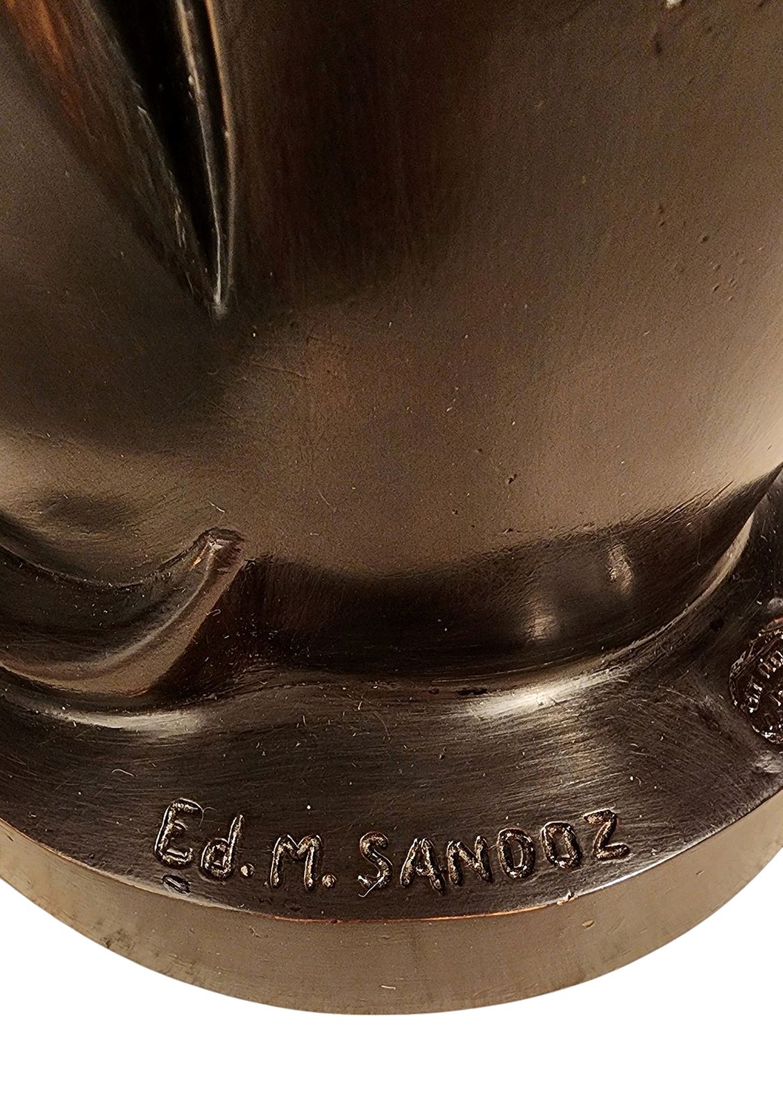 Early 20th Century Art Déco Bronze Monkey Sculpture By édouard Marcel Sandoz For The Robecchi Foundry, France photo vintage