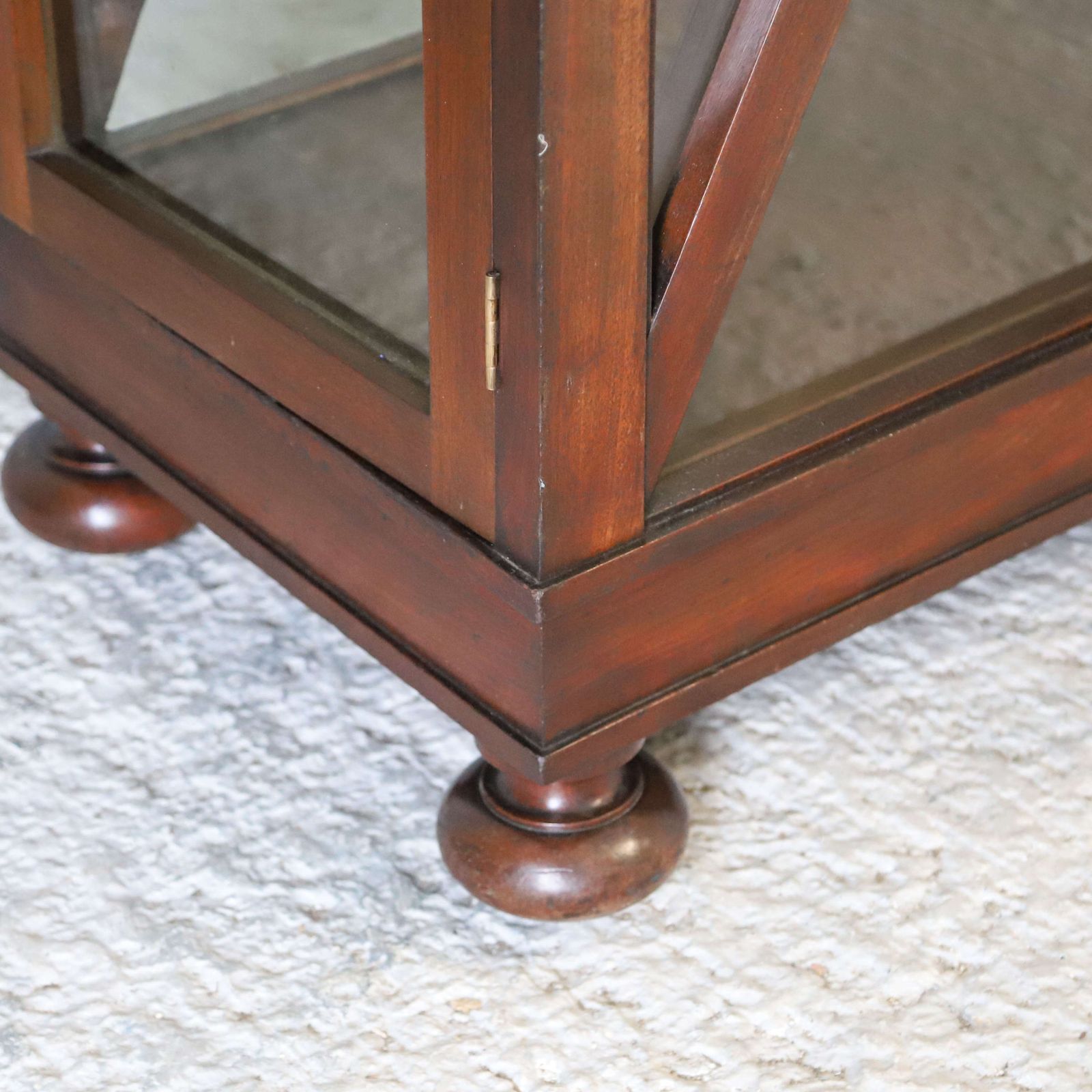 Mid Century Mahogany Display Cabinet In The William IV Style photo buy