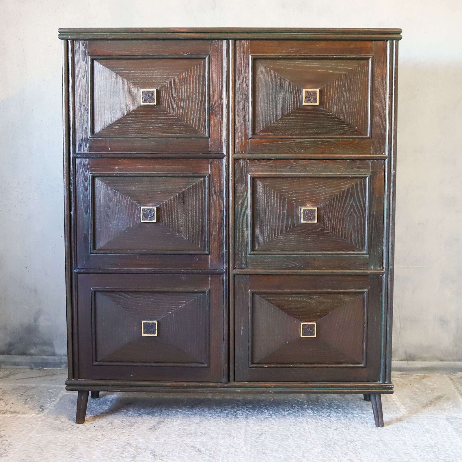 French 1940s Art Deco Style Oak Armoire photo furniture