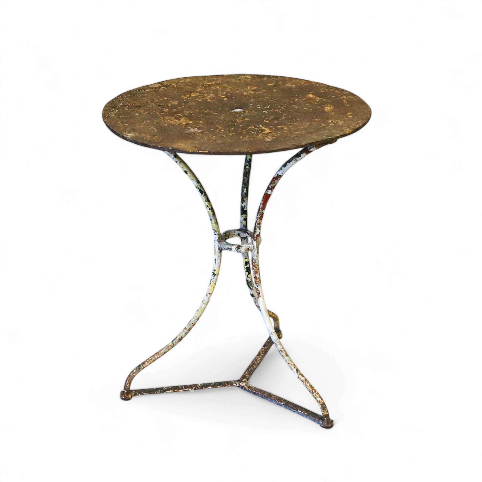 Antique French Iron Café/Bistro Table Circa 1900