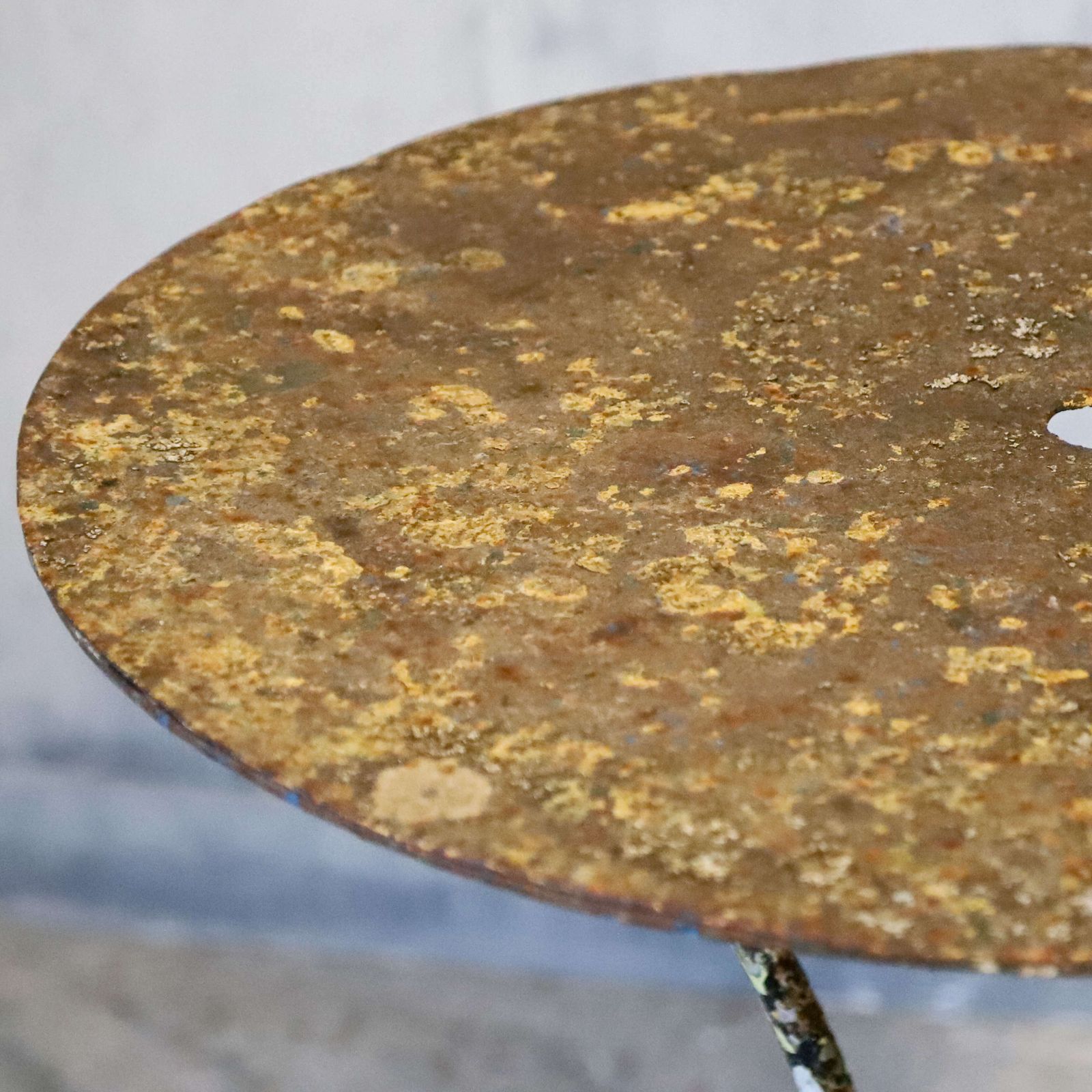 Antique French Iron Café/Bistro Table Circa 1900 photo for sale