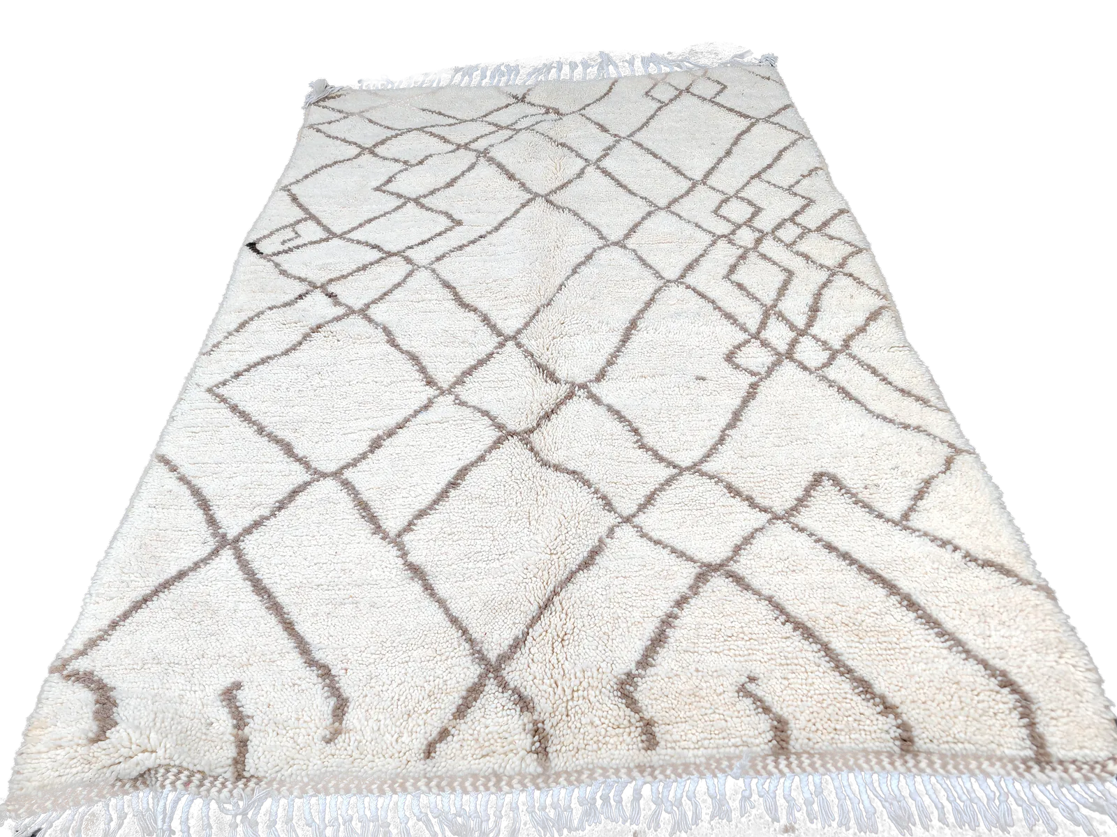 No Custom Fee Charge . Handmade Vintage Moroccan Berber Rug.225x140cm photo Textiles