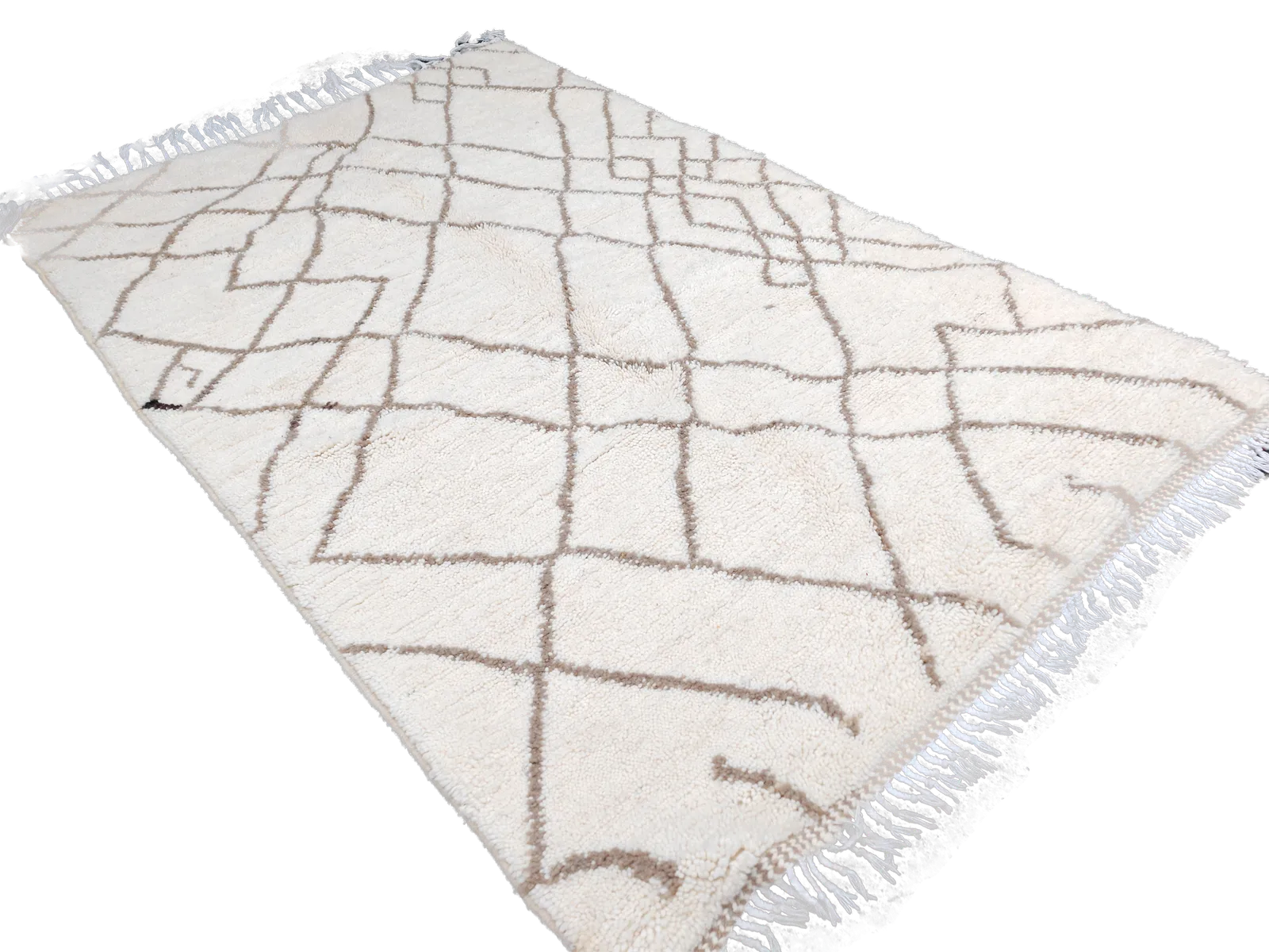 No Custom Fee Charge . Handmade Vintage Moroccan Berber Rug.225x140cm photo vinterior