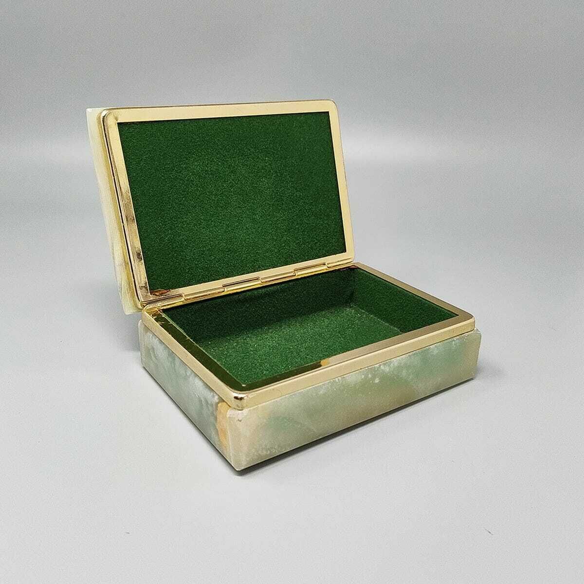 1960s Astonishing Box In Onyx. Made In Italy photo buy