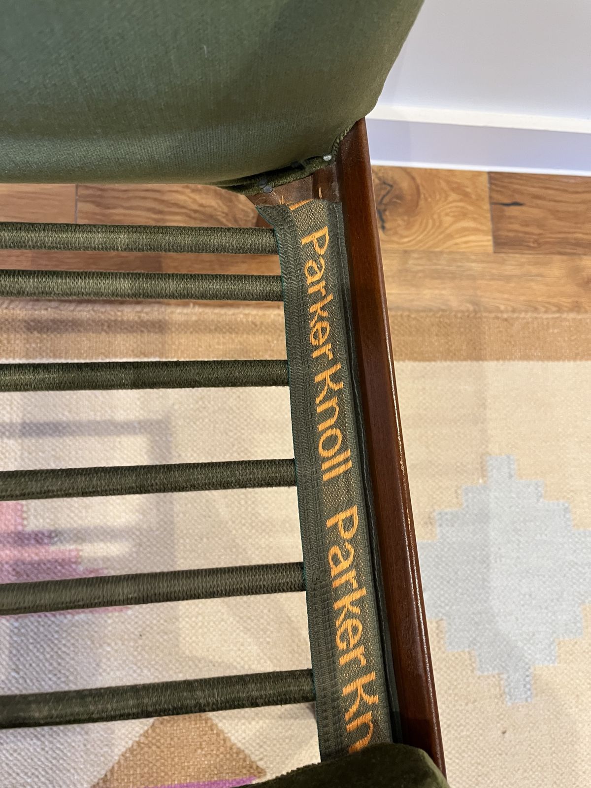 photo buy Vintage Parker Knoll Mid Century Armchair   Green Upholstery