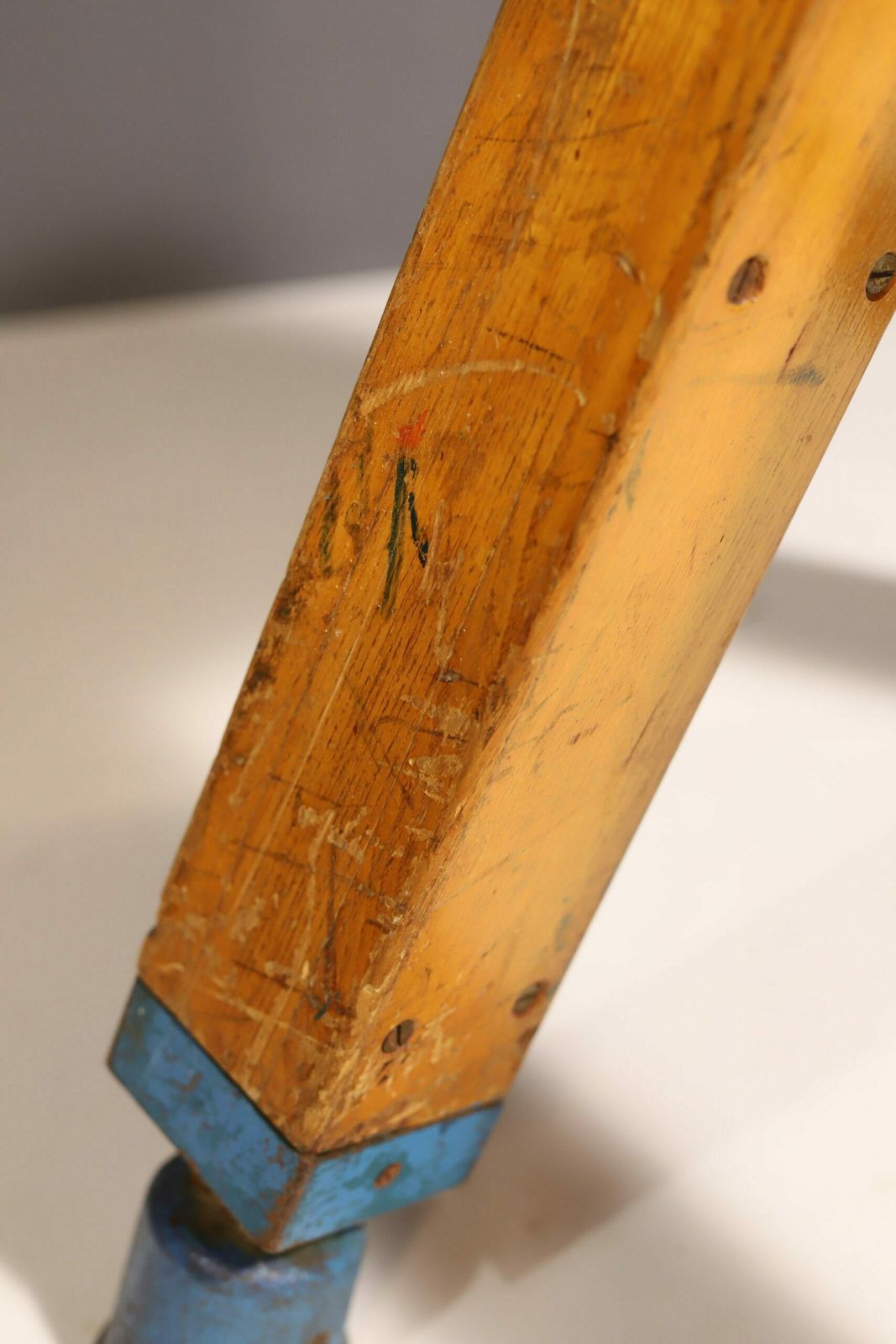 photo for sale Gymnastic Leather Pommel Horse, Czechoslovakia, 1950’s
