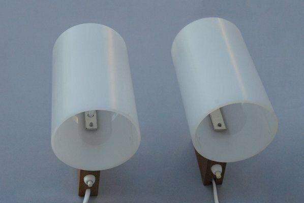 Model 720 Wall Lights By Uno & östen Kristiansson For Luxus, Sweden, 1960s, Set Of 2 photo vinterior